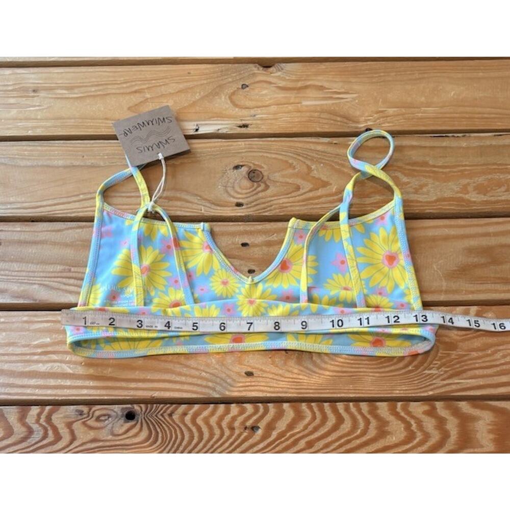 Swamis Swimwear NWT Women’s Daisy bikini size L Blue P9 - Picture 7 of 8